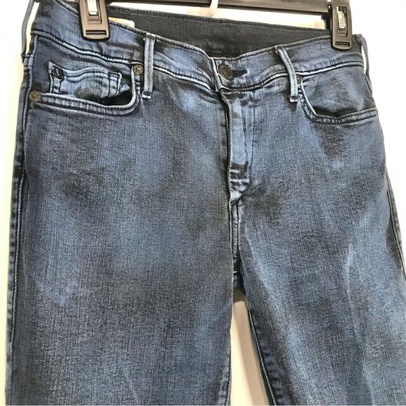 True Religion HALLE Medium Wash Denim Mid Rise Skinny Jeans - Picture 8 of 16